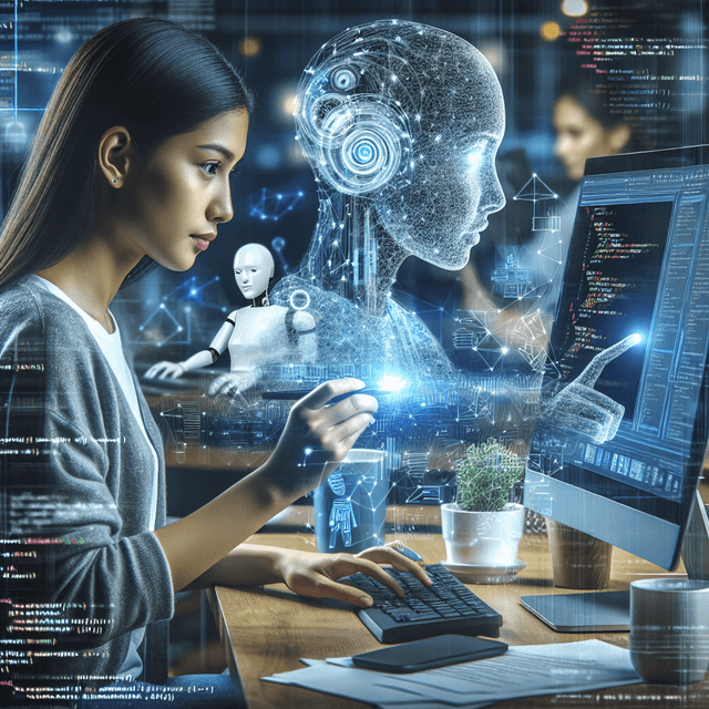 Imagen destacada del artículo: La Revolución de la IA en el Desarrollo de Software